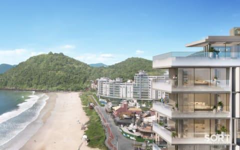 Fachada lateral Apartamento Frente Mar no Edifício Bravo Fachada lateral Apartamento Frente Mar no Edifício Bravo