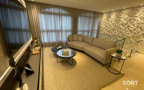 Sala de Estar Apartamento Cobertura Duplex no Edifício Hamptons Village Sala de Estar Apartamento Cobertura Duplex no Edifício Hamptons Village