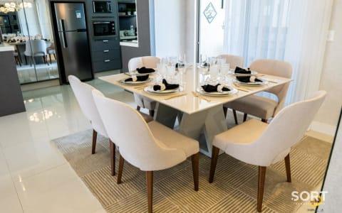 Sala de Jantar Apartamento Quadra Mar no Edifício Priviliège Residence Sala de Jantar Apartamento Quadra Mar no Edifício Priviliège Residence
