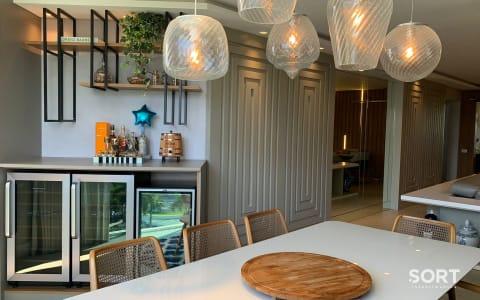 Sala de Jantar Apartamento Vista Mar no Brava Home Resort Sala de Jantar Apartamento Vista Mar no Brava Home Resort