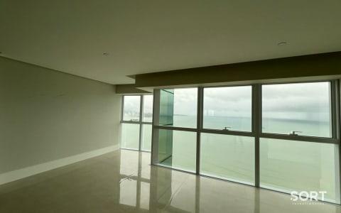 Sala De Estar Apartamento Frente Mar no Edifício One Tower Sala De Estar Apartamento Frente Mar no Edifício One Tower