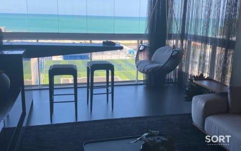 Living Apartamento Vista Mar no Amores da Brava Living Apartamento Vista Mar no Amores da Brava