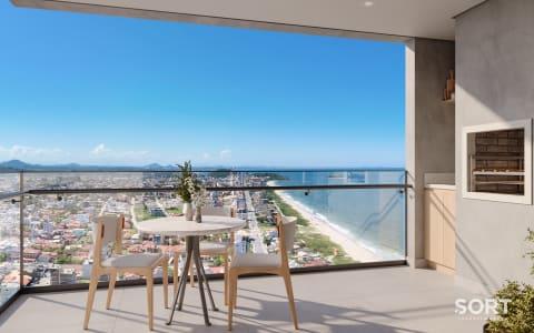 Vista Apartamento Diferenciado Frente Mar no Momentum Residence - Itajubá Vista Apartamento Diferenciado Frente Mar no Momentum Residence - Itajubá