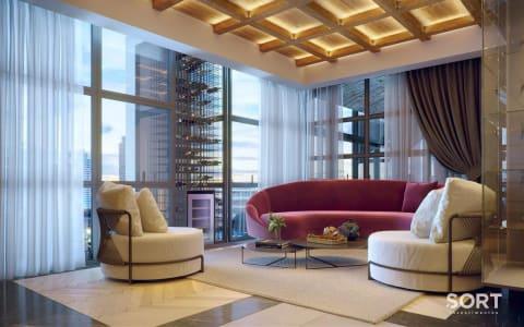 Living Cobertura Vista Mar no Edifício Sparkling Wine Residence Living Cobertura Vista Mar no Edifício Sparkling Wine Residence