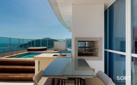 Churrasqueira Apartamento Cobertura Duplex Frente Mar no Edifício Costão da Barra Churrasqueira Apartamento Cobertura Duplex Frente Mar no Edifício Costão da Barra