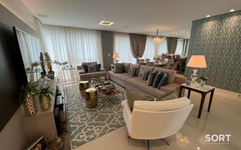 Sala de Estar Apartamento Quadra Mar no Edifício Acqualina Residence Sala de Estar Apartamento Quadra Mar no Edifício Acqualina Residence