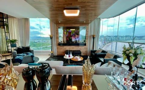 Living Cobertura Triplex Frente Mar no Edifício Summer Beach Living Cobertura Triplex Frente Mar no Edifício Summer Beach