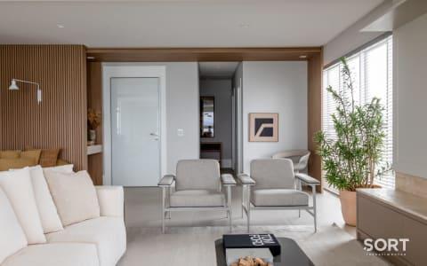 Living Sala Apartamento Frente Mar no Edifício Ibiza Towers Living Sala Apartamento Frente Mar no Edifício Ibiza Towers