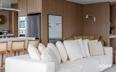 Sala de Estar Apartamento Frente Mar no Edifício Ibiza Towers Sala de Estar Apartamento Frente Mar no Edifício Ibiza Towers