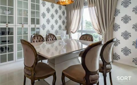 Sala de Jantar Apartamento no Edifício Império das Ondas Sala de Jantar Apartamento no Edifício Império das Ondas