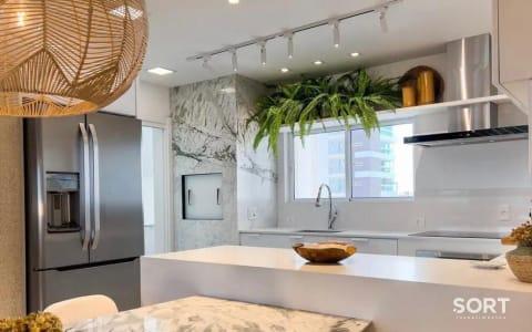 Cozinha Apartamento Vista Mar no Edifício Mirante das Águas Cozinha Apartamento Vista Mar no Edifício Mirante das Águas