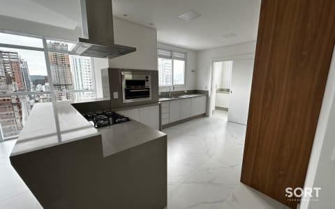 Cozinha Apartamento Vista Mar Andar Alto no Edifício Unique Tower Cozinha Apartamento Vista Mar Andar Alto no Edifício Unique Tower