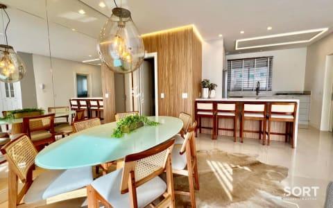 Sala de Jantar Apartamento no Edifício Hamptons Village Sala de Jantar Apartamento no Edifício Hamptons Village