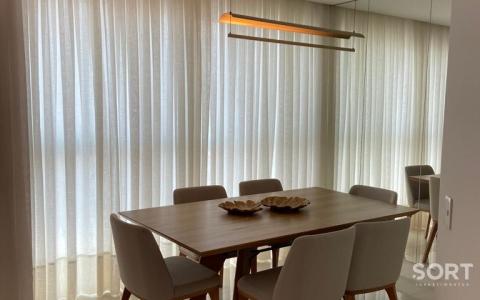 Sala de Jantar Apartamento Vista Mar para Locação no Edifício Falcon Tower Sala de Jantar Apartamento Vista Mar para Locação no Edifício Falcon Tower