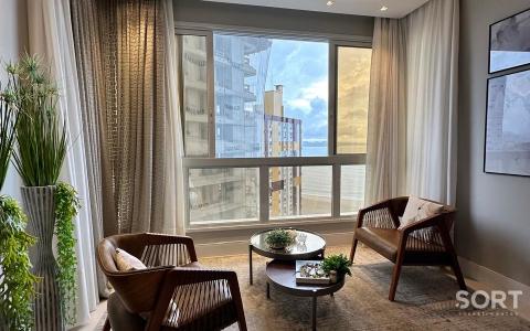 Living Apartamento Vista Mar no Edifício Via Marina Living Apartamento Vista Mar no Edifício Via Marina