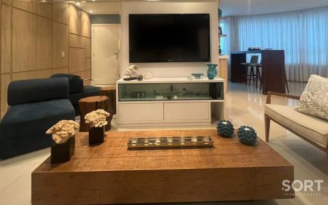 Sala Apartamento Mobiliado na Barra Norte Edifício Torre de Mônaco Sala Apartamento Mobiliado na Barra Norte Edifício Torre de Mônaco