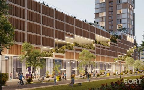 Fachada Apartamento na Planta Edifício High Line Residence Fachada Apartamento na Planta Edifício High Line Residence