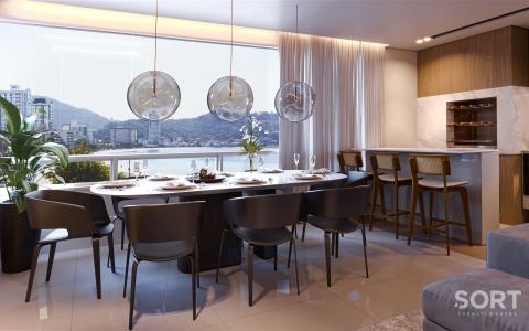 Sala de Jantar Apartamento Padrão no Edifício Mar Belle Residence Sala de Jantar Apartamento Padrão no Edifício Mar Belle Residence