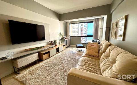 Sala de Estar Apartamento Vista Mar no Edifício Caminhos do Mar Sala de Estar Apartamento Vista Mar no Edifício Caminhos do Mar