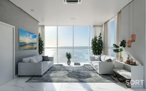 Sala de Estar Apartamento no Edifício Grand Place Tower Sala de Estar Apartamento no Edifício Grand Place Tower