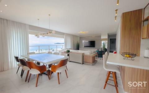 Sala de jantar apartamento no Edifício Brava Arts na Praia Brava em Itajaí Sala de jantar apartamento no Edifício Brava Arts na Praia Brava em Itajaí